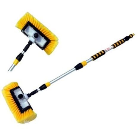 Water Fed Brush 2m Soap Box Telescopic Car Motorhome Caravan Window Cleaning