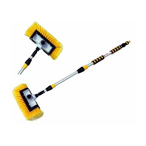 Water Fed Brush 2m Soap Box Telescopic Car Motorhome Caravan Window Cleaning