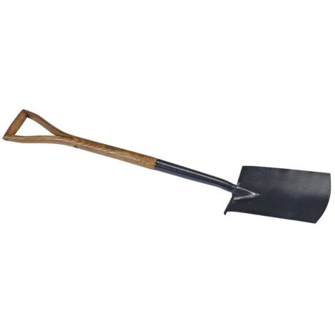 Draper Digging Spade Drainage Shovel Trench Carbon Steel Ash Handle Garden 14302