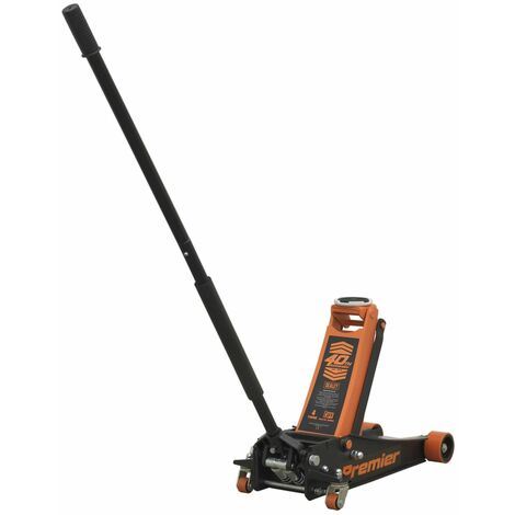 Sealey Trolley Jack 4 Tonne Low Profile Rocket Lift Orange 4040AO
