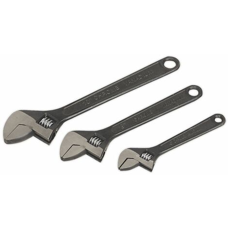 Sealey Adjustable Wrench Set 3pc AK607 (1/4)