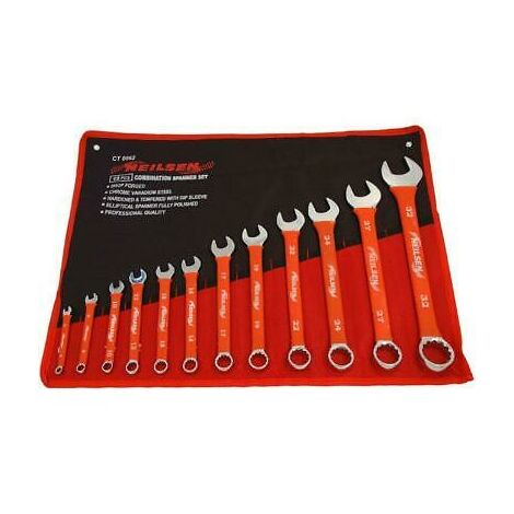 12PC METRIC SOFT GRIP COMBINATION SPANNER POLISHED WRENCH SET 6MM-32MM CT0562 (1/3)