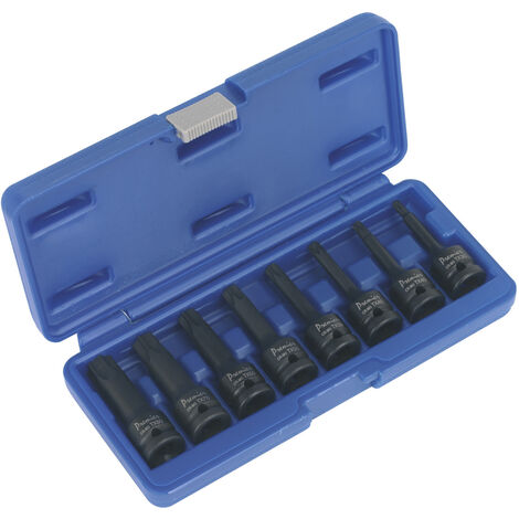 Sealey Impact TRX-Star Socket Bit Set 8pc 1/2Sq Drive AK5602 (1/5)