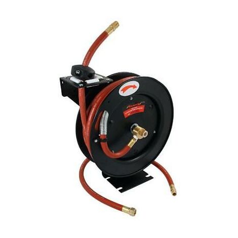 Retractable 30ft 3/8 Air Hose Reel Rewind Wall Mountable Air Compressor CT1056
