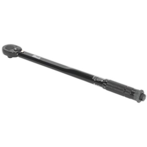 SEALEY TORQUE WRENCH 1/2"" DRIVE MICROMETER CALIBRATED RATCHET 20-150lbft AK624B (1/4)