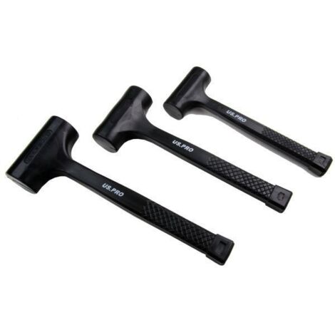 YIYITOOLS 2Pcs Dead Blow Hammer Set,16oz(1LB)Ball Pein Hammer,27oz(1