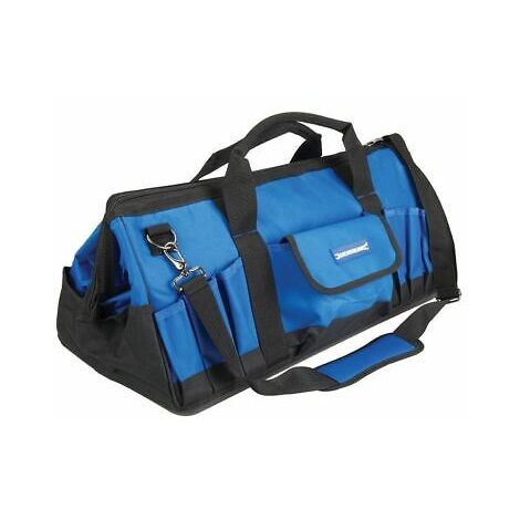 SILVERLINE TOOL BAG 24"" 600MM BOX CHEST STORAGE TOTE CADDY HOLDALL CASE 263598