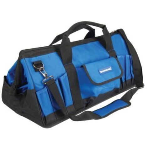 SILVERLINE TOOL BAG 24"" 600MM BOX CHEST STORAGE TOTE CADDY HOLDALL CASE 263598