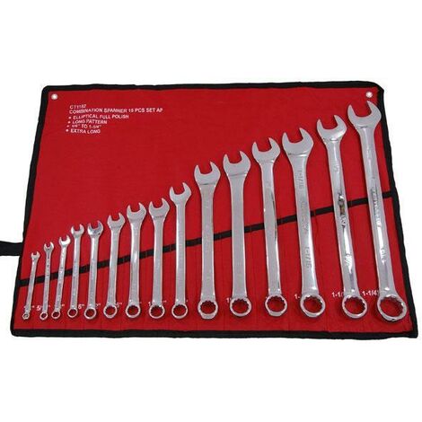 3/4in. Imperial SAE AF Combination Spanner Open Ended Ring Wrench Bi-hex