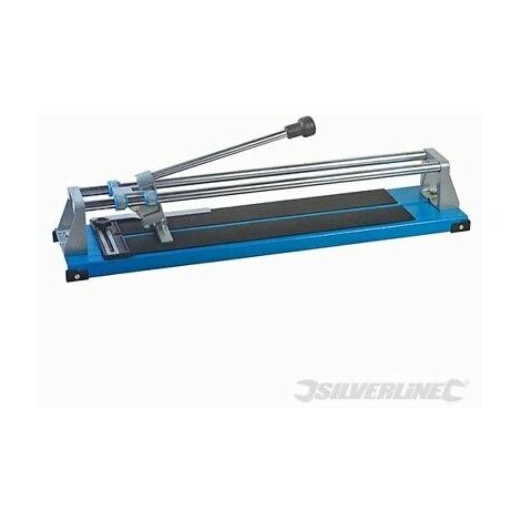SILVERLINE TILE SAW LARGE 24"" 600MM HAND FLOOR WALL TILE CUTTER CUTTING 510189