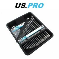 US PRO 18pc Metric Combination Spanner Wrench Set 6mm to 24mm 2051