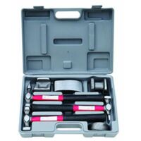 HILKA PANEL BEATING HAMMER 7PC CAR AUTO BODY DENT REPAIR TOOL KIT FIBRE 12750007
