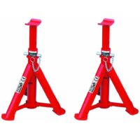 HILKA AXLE STAND 2 TON TONNE FOLDING STAND JACK 2T PAIR HEAVY DUTY 82420040