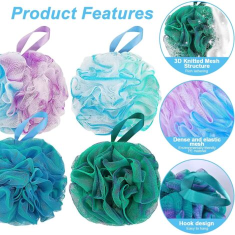 SQUATCH® LAVĀBLES | Lot De 4 Éponges Lavables Et Durables | Pack Économique | Double Action : Côté Microfibre Pour Essuyer Et Côté Grattant Pour Désincruster Sans Rayer | Lavable Au Lave-Vaisselle