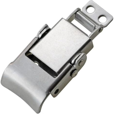 Boucle Verrouillage Réglable 304 Acier Inoxydable Marine - Fixation Trappe Bateau Yacht 115-125mm Avec Pince, Anti-Corrosion Facile Installation