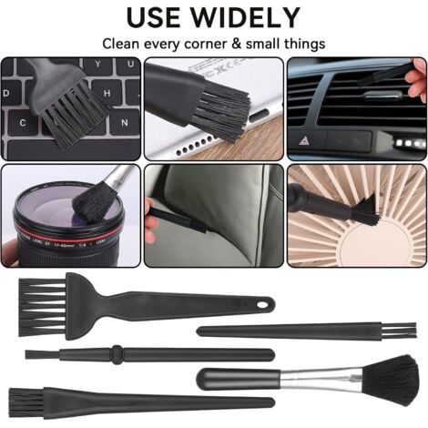 PATIKIL Lot de 3 brosses de nettoyage antistatiques ESD en nylon pour clavier d'ordinateur PCB cartes mères ordinateur portable 0,5 x 145 mm PATIKIL Lot de 3 brosses de nettoyage antistatiques ESD en nylon pour clavier d'ordinateur PCB cartes mères ordinateur portable 0,5 x 145 mm
