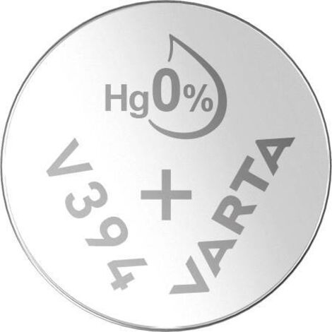 Pile bouton 394 oxyde d'argent Varta 58 mAh 1.55 V 1 pc(s) X37435