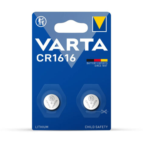 VARTA - Pile electronique lithium CR1616 3V x2