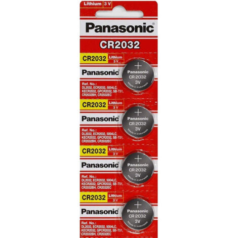 PANASONIC - Batteria CR2032 3 V 220 mAh CR2032L / 1BP