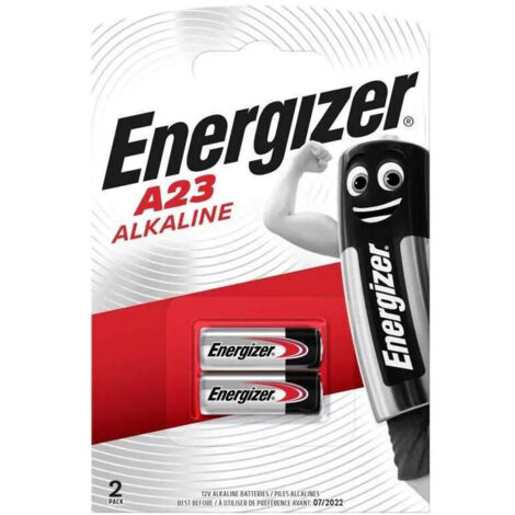 Energizer – Pile alcaline A23 12V 55mAh 2 pc(s) – SKU 295641 – Compatible appareils de mesure et clés de voiture (1/6)