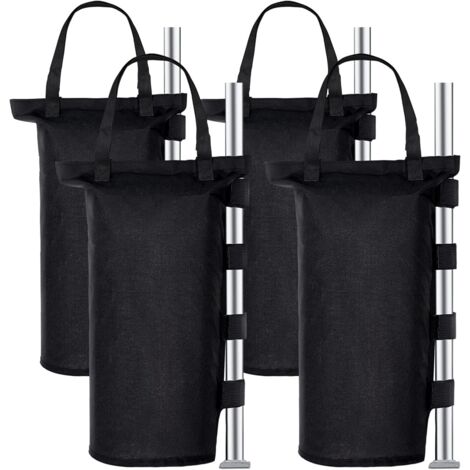 Poids Tonnelle Industrielle 1680D, Jeu de 4 Poids pour Tonnelle, Revêtement Intérieur en PVC, Sac de Sable pour Tonnelle pour Tente Pop-up, Auvent ou Parasol (Un Tube) (1/4)