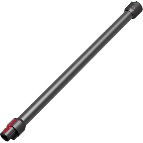 Tube d'extension de remplacement pour aspirateurs Dyson V7, V8, V10, V11 et V15, accessoire à fixation rapide compatible avec les aspirateurs balais sans fil Dyson V7, V8, V10 et V11 (couleur fer). (1/4)