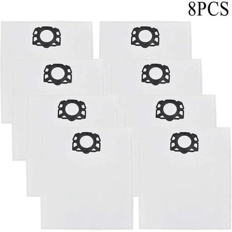 10Pcs Sac Aspirateur, Compatible avec le pour Karcher Sacs Aspirateurs WD2 Plus, Karcher WD 3, WD 3 Battery, KWD 1, KWD 2, KWD 3, MV 3, SE4001, SE4002, Sac Aspirateur Universel