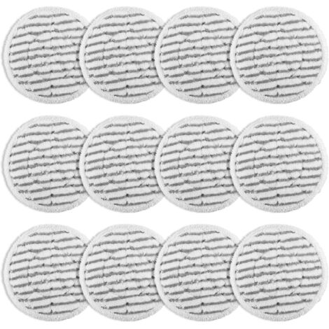 Lot de 12 patins de rechange pour balai vapeur Shark S7000 Series, compatibles avec les modèles S8201, S8001, S7001, S7201, S7005, S7000, S7000AMZ, S7001TGT et le balai vapeur et laveur tout-en-un pou (1/4)