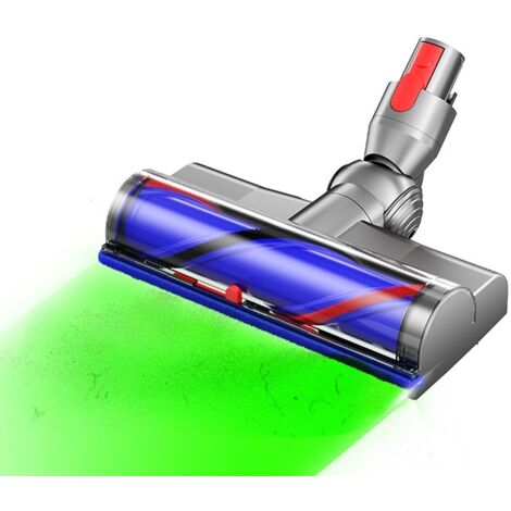 Tête de Brosse à Rouleau à Entraînement Direct à Couple Élevé pour Dyson V7 V8 V10 V11 V15, avec Voyant d‘Affichage de la Poussière (1/5)