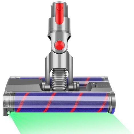 Accessoires et pièces de rechange pour aspirateur : tête de brosse à rouleau souple avec double rangée de brosses électriques, compatible avec les aspirateurs Dyson V7/V8/V10/V11/V15 (tête de brosse). (1/5)
