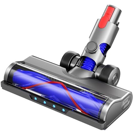 Accessoires pour aspirateur sans fil compatibles avec Dyson V7 V8 V10 V11 V15, tête de remplacement avec brosse rotative à dégagement rapide et éclairage LED, aspiration puissante pour éliminer la pou (1/5)