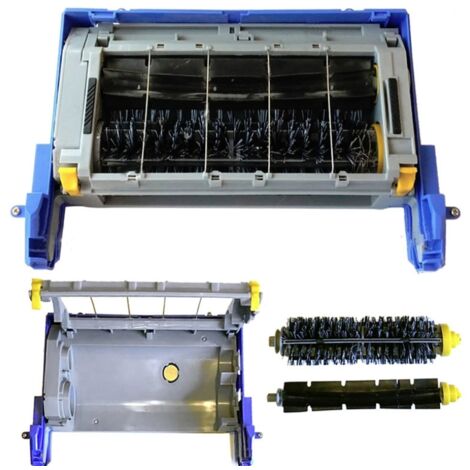 Module de Nettoyage (Cadre Brosse Principale et Compartiment Rouleau) pour iRobot Roomba Série 500/600/700 (1/4)