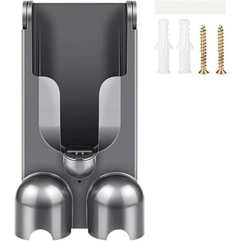 Station d'accueil murale, compatible avec les aspirateurs balais sans fil Dyson V10slim et V12, support de charge pour accessoires. (1/4)