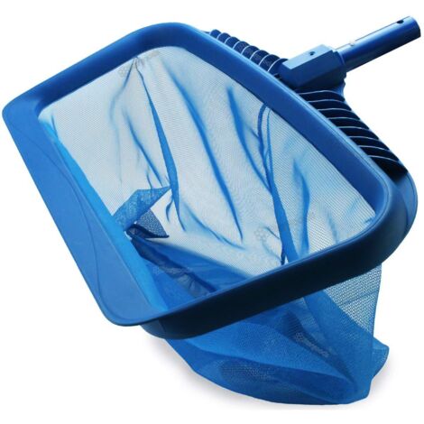 Épuisette pour piscine, outil de nettoyage robuste pour feuilles mortes, sac filet à mailles fines bleu 50.5cm  27.5mm (1/5)
