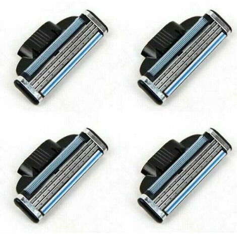 Recharges de lames de rasoir homme compatibles Mach 3 – 12 unités, triple lame (1/4)