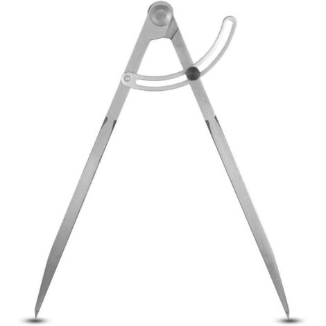 Compas à pointes sèches CCYKXA 300 mm en acier carbone pour traçage précis (1/4)
