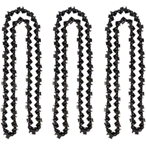 Chaîne de tronçonneuse AIMOONSA 50 cm – 3 pièces, pas 0.325", 1,5 mm, 76 maillons (1/4)