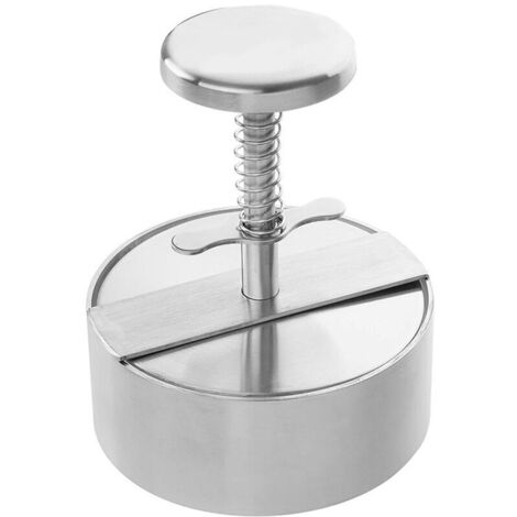 Presse à Burger en Acier Inoxydable 304 – Réglable, Antiadhésive, Idéale pour Hamburgers Maison (1/4)