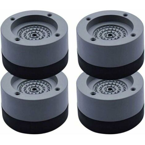 Patins Anti-Vibration Universels DEBUNS – 4 Pièces, Stabilisateurs pour Lave-Linge et Réfrigérateur (1/4)