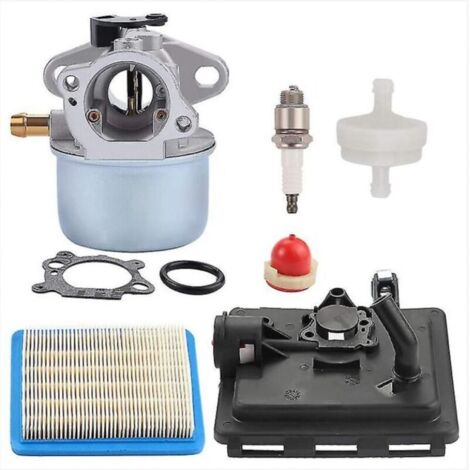 Carburateur Métal/Plastique Argent pour Moteurs 124L02 124T02 124T05 124T07 – Kit Complet avec Filtres et Joint (1/4)
