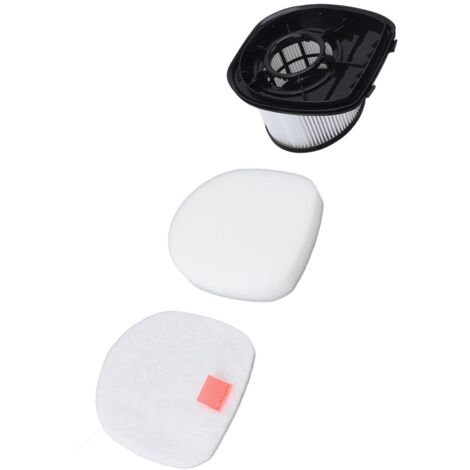 Filtre avec 2 foams pour aspirateur balai sans fil - Compatible Shark IZ162H, IZ362H, IZ363HT, IZ440H, IZ462H, IZ483H - Haute efficacité filtration - ABS & HEPA (1/5)