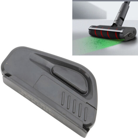 [Lampe de détection de poussières] - Lampe verte attachement pour aspirateur plastique détection de micro-poussières et poils animaux (1/5)