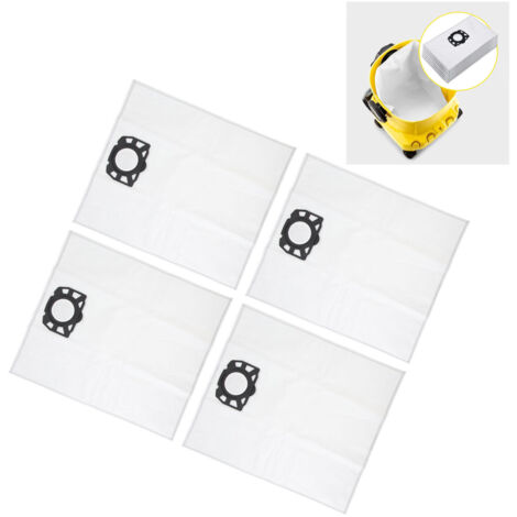 Sac Filtrant pour Aspirateur Poids Humide, 42.3 x 50.6cm, 4 Pièces, Non Woven Fabric Résistant (1/5)
