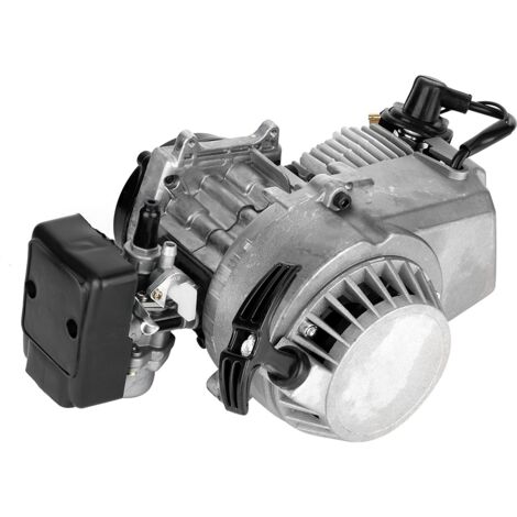 Moteur 2 temps 49cc à lanceur pour mini quad et buggy – alliage d’aluminium, embrayage centrifuge (1/5)
