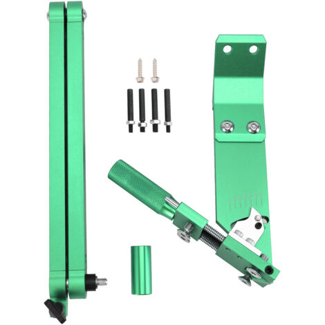 Affûteuse de Lames de Tondeuse Réglable 15°-45° en Alliage de Zinc Vert – Kit 9 Pièces