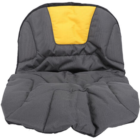 Housse de Siège pour Tondeuse Autoportée en Tissu Oxford 600D Gris Jaune 50x35x40 cm (1/5)
