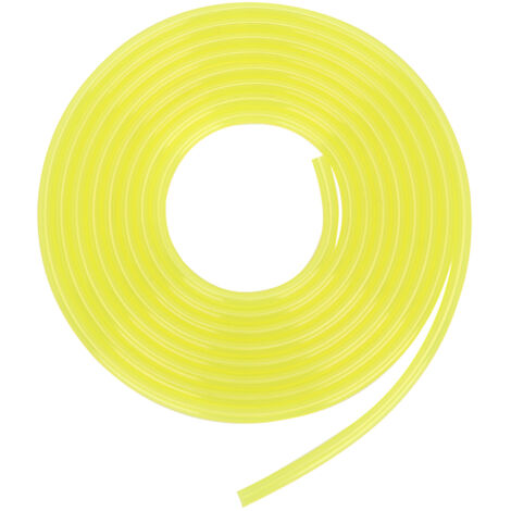 Dur durite carburant essence 3 m jaune 3x6 mm pour tondeuse, débroussailleuse et autres moteurs thermiques (1/5)