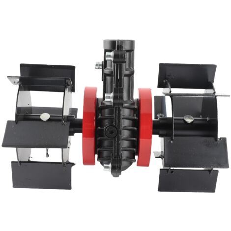 Roue à désherber 9 dents en aluminium et fer, 28 mm, pour motoculteur universel