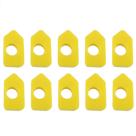 Filtre à air en mousse jaune 986434 – 10 pièces, diamètre 4 cm, compatible équipement de jardin (1/5)