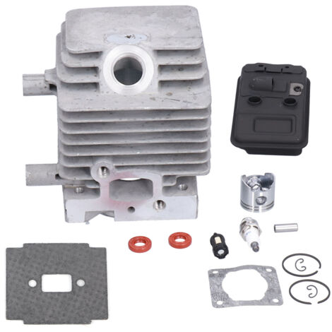 Kit Cylindre-Piston avec Silencieux pour Débroussailleuse Stihl FS75/FS80/FS85 – Aluminium, 34 mm (1/5)